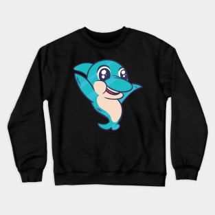 Fontaine Exclusives Cute Dolphin #156 Crewneck Sweatshirt